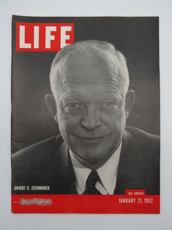 LIFE MAGAZINE JANUARY 21, 1952 (DWIGHT D. EISENHOWER COVER)