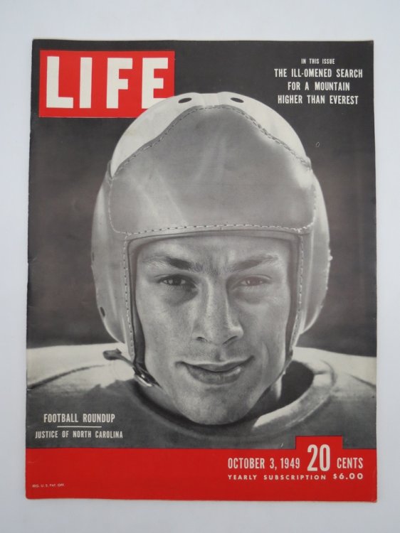 LIFE MAGAZINE OCTOBER 3, 1949 (FOOTBALL ROUNDUP)