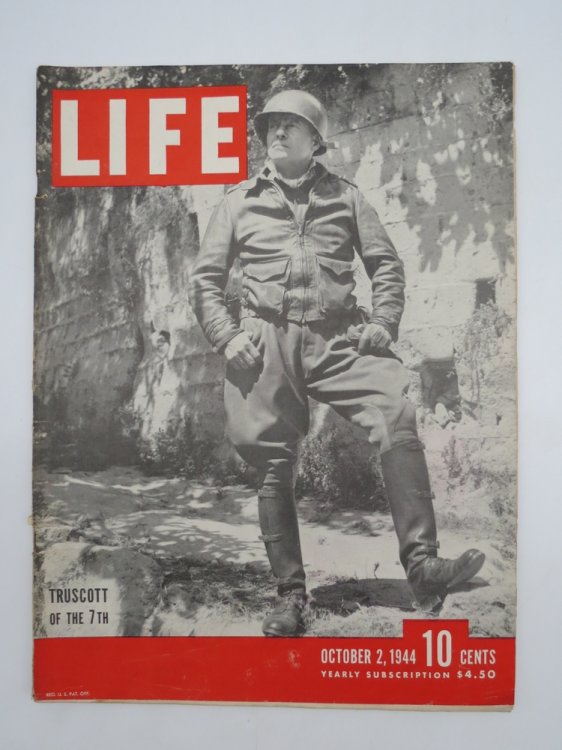 LIFE MAGAZINE, OCTOBER 2, 1944 (TRUSCOTT OF THE 7TH COVER)