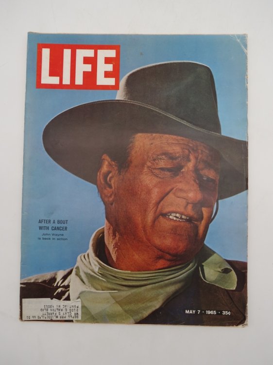 LIFE MAGAZINE. MAY 7, 1965 (JOHN WAYNE ON THE COVER)