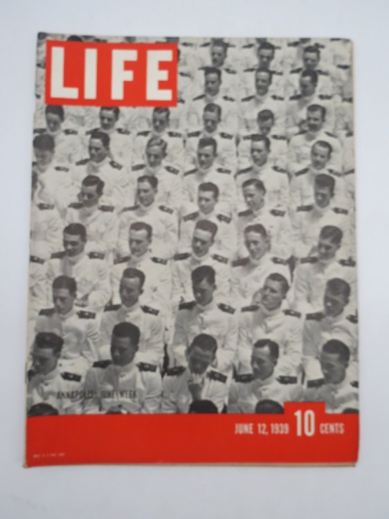 LIFE MAGAZINE, JUNE 12, 1939 (ANNAPOLIS: JUNE WEEK)