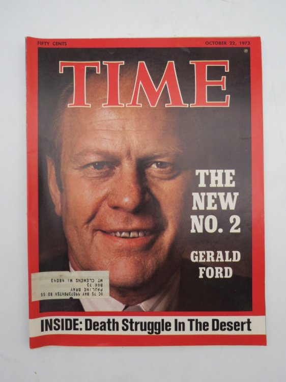 TIME MAGAZINE, OCTOBER 22, 1973 (GERALD FORD THE NEW NO. 2)