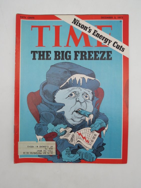 TIME MAGAZINE, DECEMBER 3, 1973 (NIXON'S ENERGY CUTS, THE BIG FREEZE)