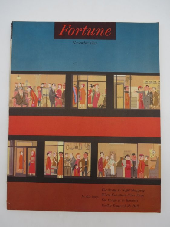 FORTUNE MAGAZINE NOVEMBER 1952 (WHERE EXECUTIVES COME FROM; CONGO IS IN BUSINESS)