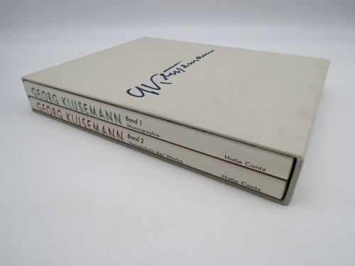 GEORG KLUSEMANN Band 1: Monographie Und Band 2: Verzeichnis Der Werke (2 Bnde)
