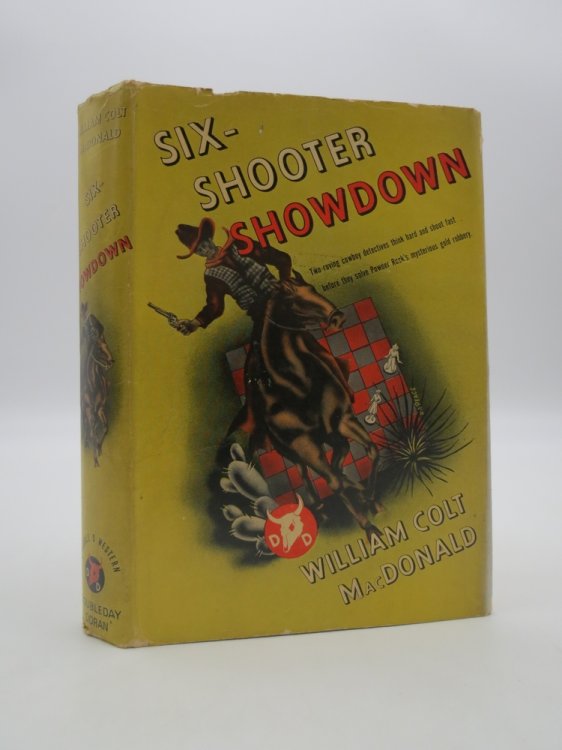 SIX SHOOTER SHOWDOWN (Art Deco Dust Jacket)