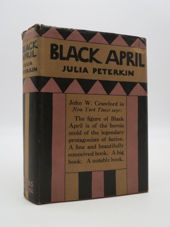 BLACK APRIL (Art Deco Dust Jacket)