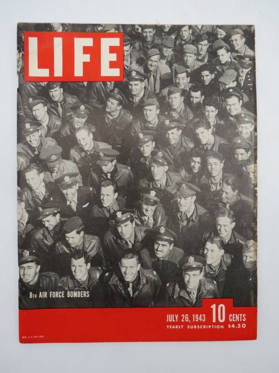LIFE MAGAZINE, JULY 26, 1943 (8TH AIR FORCE BOMBERS)