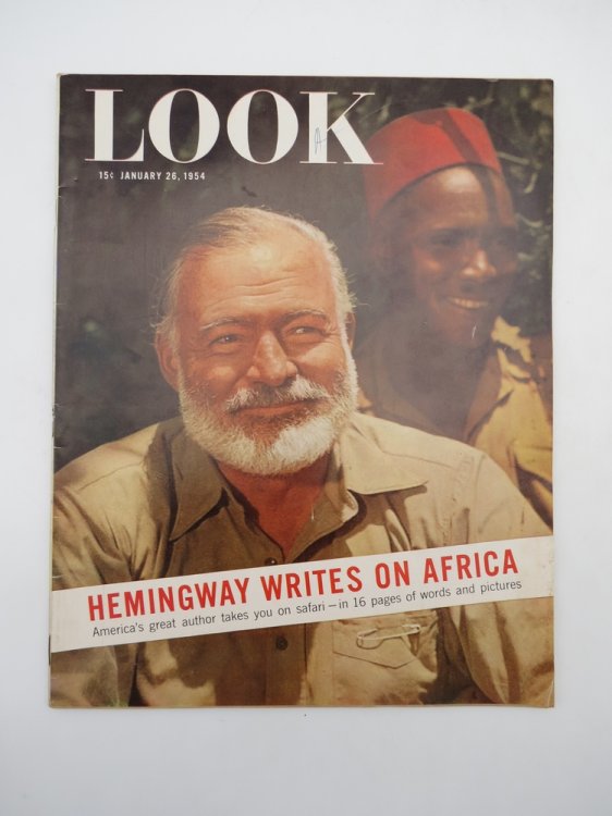 LOOK MAGAZINE, JANUARY 26, 1954 (HEMINGWAY WRITES ON AFRICA)