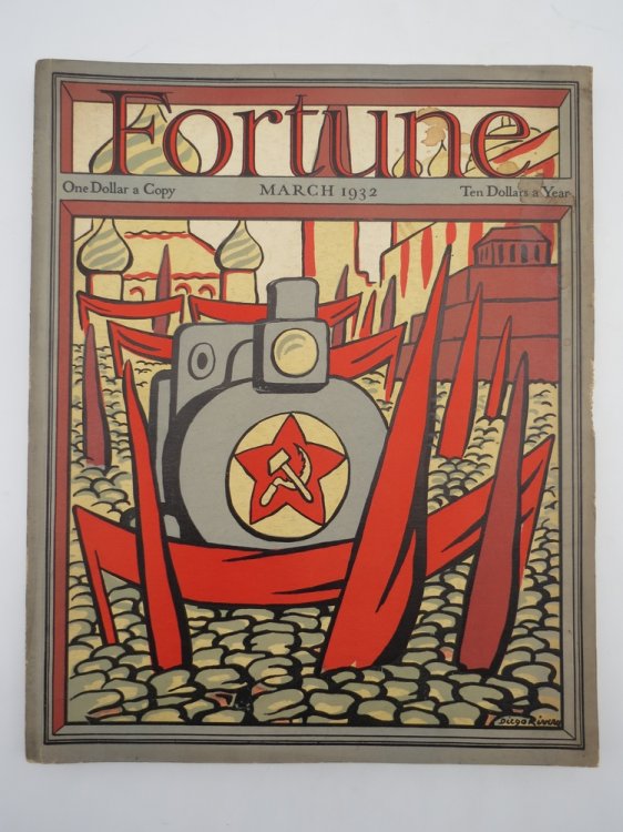 FORTUNE MAGAZINE, MARCH 1932 (DIEGO RIVERA COVER)