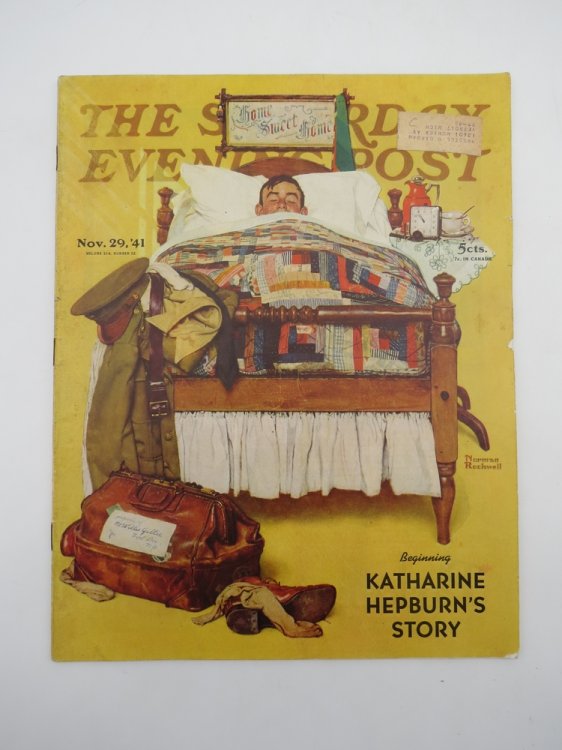 SATURDAY EVENING POST, NOVEMBER 29, 1941 (NORMAN ROCKWELL WILLIE GILLIS HOME ON LEAVE COVER)