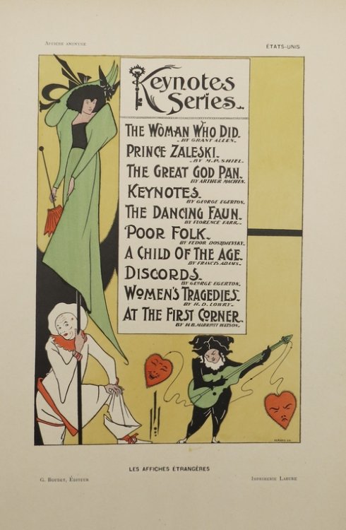 KEYNOTES SERIES ORIGINAL LITHOGRAPH OF POSTER
