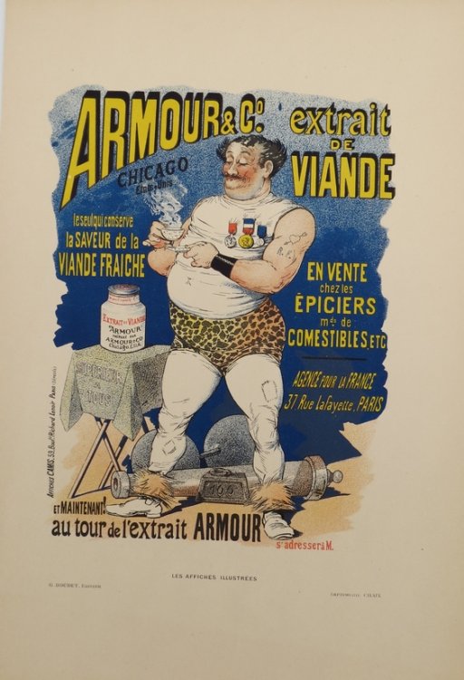 ARMOUR & CO ORIGINAL LITHOGRAPH OF POSTER