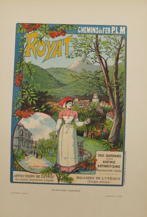 ROYAT ORIGINAL LITHOGRAPH OF POSTER