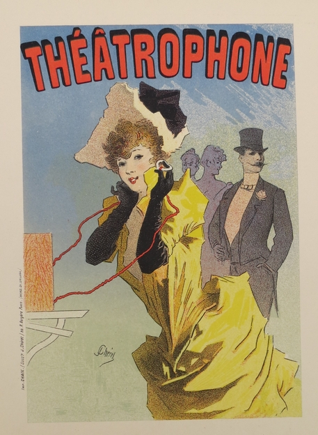 THEATROPHONE ORIGINAL LITHOGRAPH OF POSTER