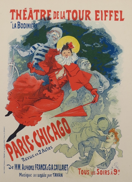 THEATRE TOUR EIFFEL ORIGINAL LITHOGRAPH OF POSTER