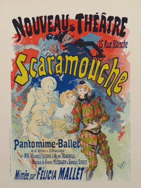 SCARAMOUCHE ORIGINAL LITHOGRAPH OF POSTER