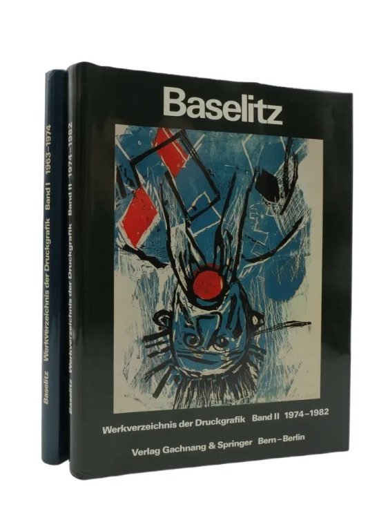 BASELITZ Peintre-Graveur: Band I & II, Werkverzeichnis Der Druckgrafik - COMPLETE LIST of GRAPHIC WORKS - TWO VOLUME SET [Catalogue Raisonn, Catalogue Raisonne, Catalog Raisonnee, Complete Graphic Works]