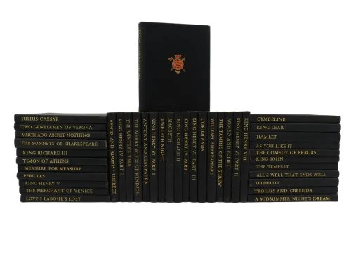 THE NEW TEMPLE SHAKESPEARE (COMPLETE 40 VOLUME LEATHERETTE SET)