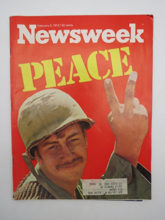 NEWSWEEK MAGAZINE FEBRUARY 5, 1973 (PEACE SOLDIER COVER)