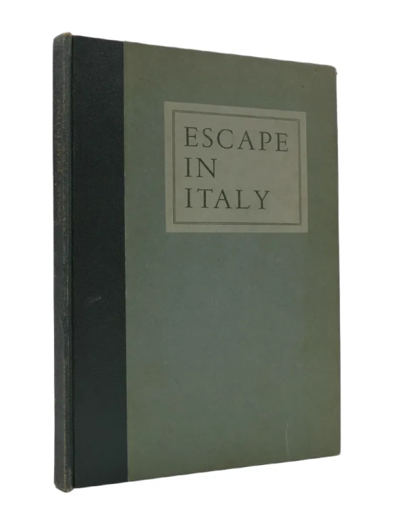ESCAPE IN ITALY ; (Signed by Author) The Narrative of Lieutenant William L. Newnan