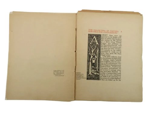 POSTER LORE: A JOURNAL OF ENTHUSIASM DEVOTED TO THE APPRECIATION OF MODERN POSTERS [JANUARY 1896, NUMBER 1]