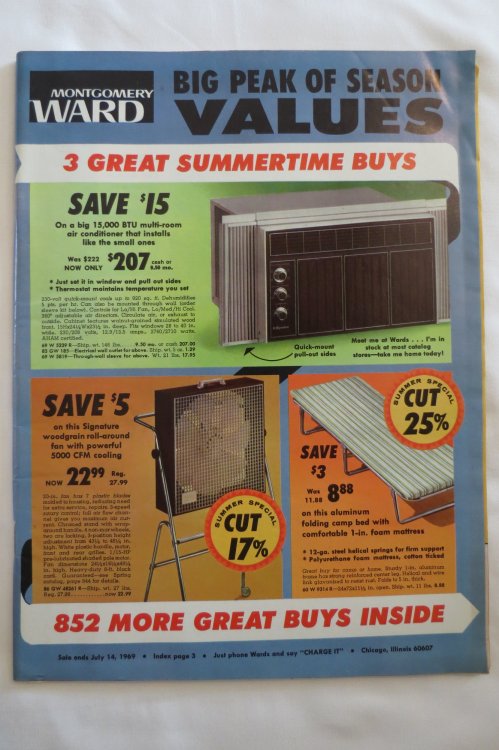MONTGOMERY WARD JULY 1969 BIG PEAK OF SEASON VALUES CATALOG