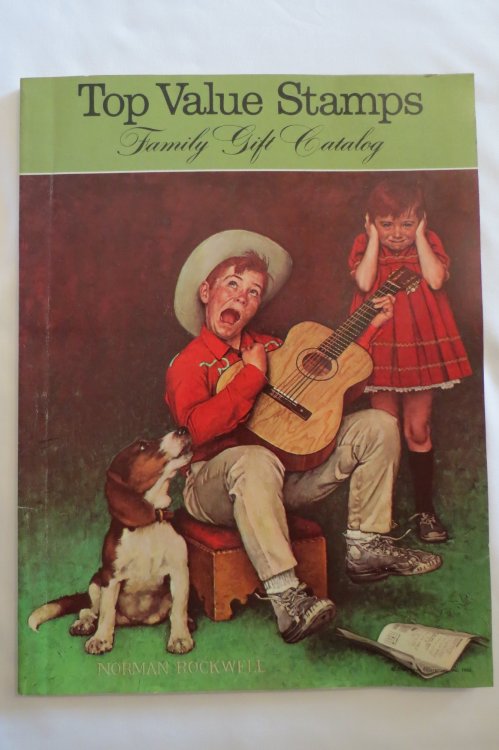 TOP VALUE STAMPS FAMILY GIFT CATALOG 1966 (NORMAN ROCKWELL COVER)