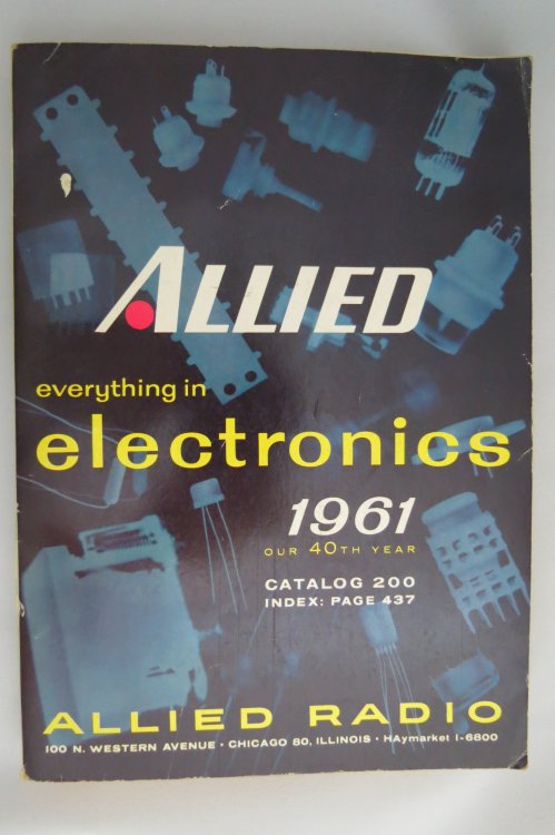ALLIED EVERYTHING IN ELECTRONICS 1961 CATALOG