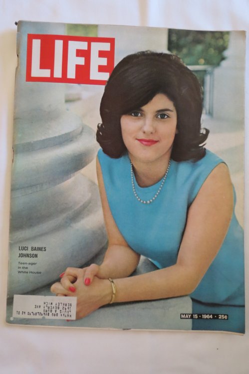 LIFE MAGAZINE MAY 15, 1964 (LUCI BAINES JOHNSON COVER)