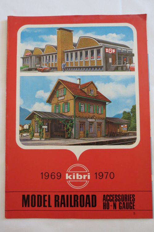 KIRI 1969-1970 MODEL RAILROAD ACCESSORIES HO+N GAUGE CATALOG