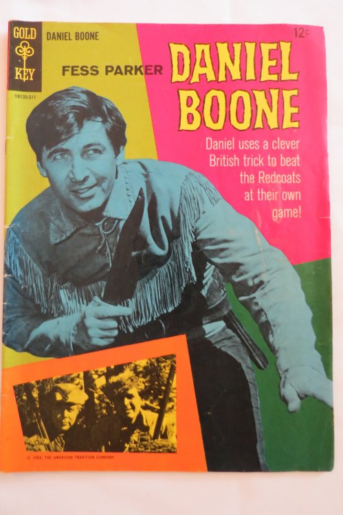 DANIEL BOONE COMIC BOOK, FESS PARKER 1965