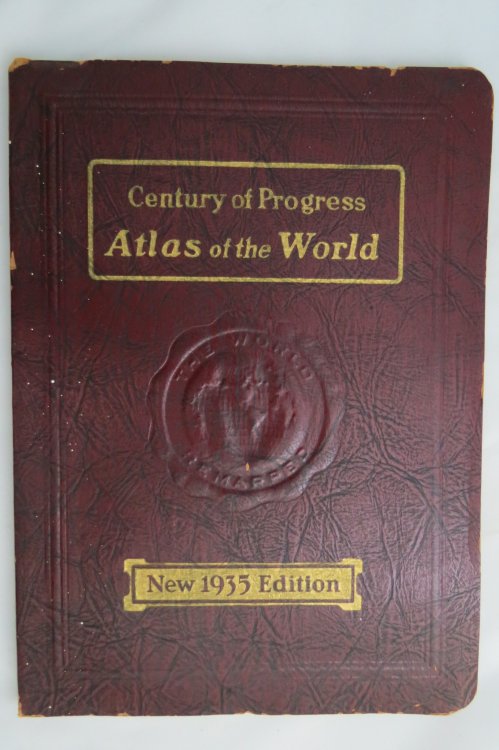 CENTURY OF PROGRESS ATLAS OF THE WORLD 1935