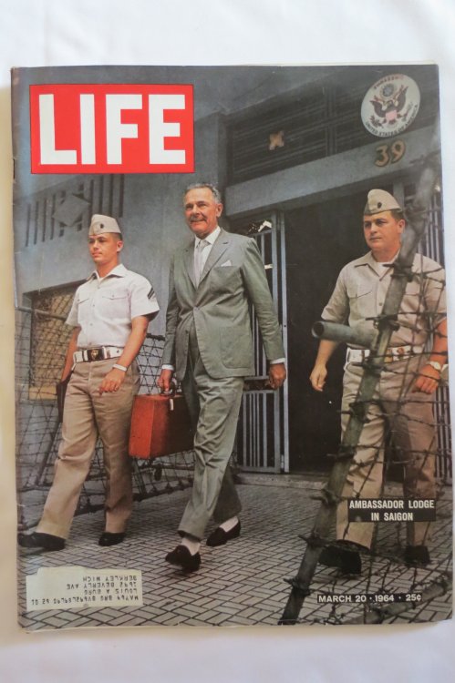 LIFE MAGAZINE - MARCH 20, 1964 (AMBASSADOR LODGE IN SAIGON COVER)