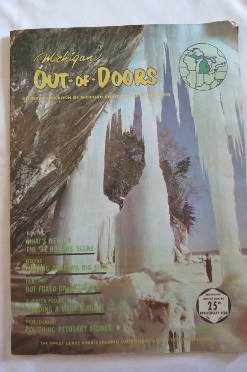 MICHIGAN OUT OF DOORS MAGAZINE JANUARY 1972