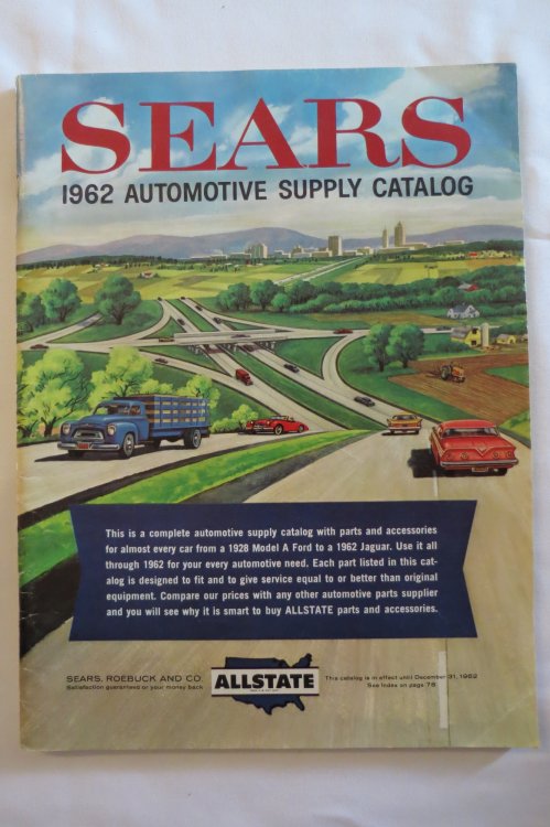 SEARS 1962 AUTOMOTIVE SUPPLY CATALOG