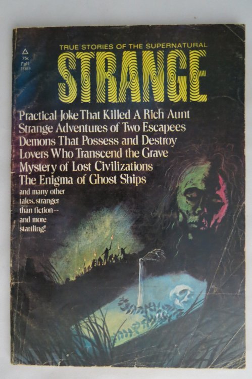 STRANGE MAGAZINE FALL 1972 True Stories of the Supernatural