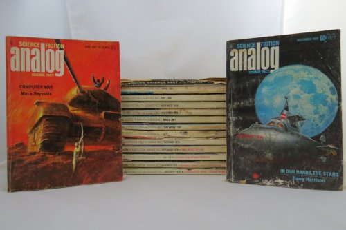 ANALOG SCIENCE FICTION SCIENCE FACT MAGAZINES (15 ISSUES) 1960, 1967, 1968, 1969, 1973, 1976, 1979