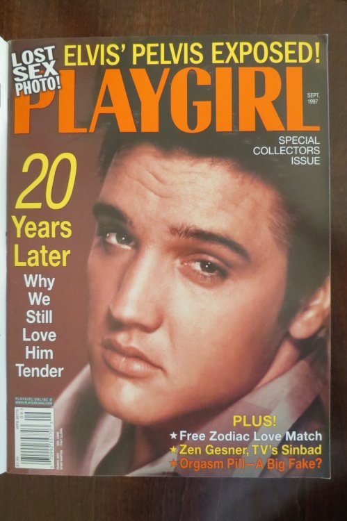 PLAYGIRL MAGAZINE September 1997, Elvis Presley