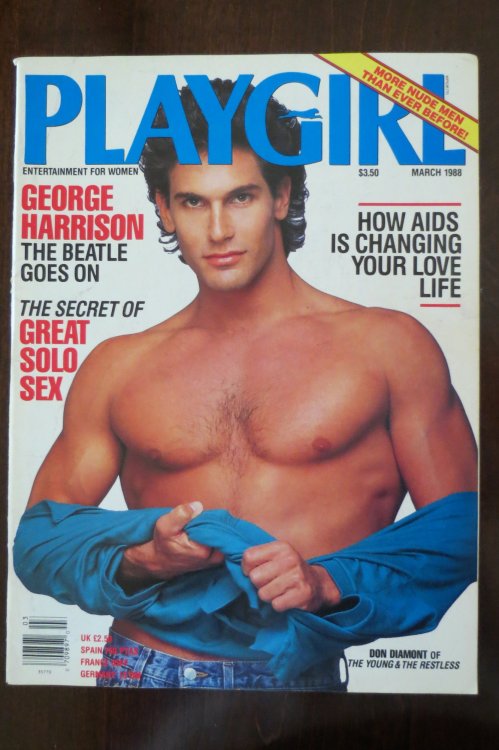 PLAYGIRL MAGAZINE MARCH 1988