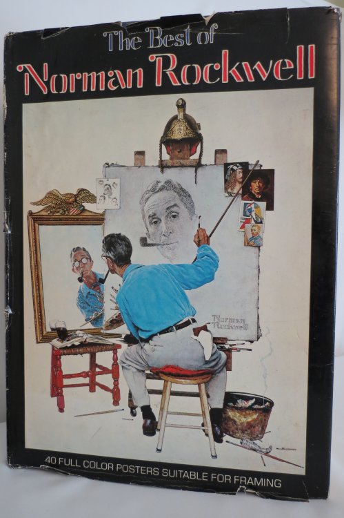 THE BEST OF NORMAN ROCKWELL 40 Full Color Posters Suitable for Framing (DJ protected by clear, acid-free mylar cover)