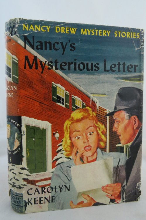 NANCY'S MYSTERIOUS LETTER (NANCY DREW MYSTERY STORIES, BOOK 8) (DJ protected by a brand new, clear, acid-free mylar cover)