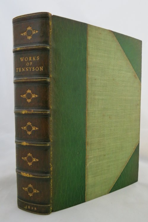 THE WORKS OF ALFRED LORD TENNYSON Poet Laureate (Leather Bound)