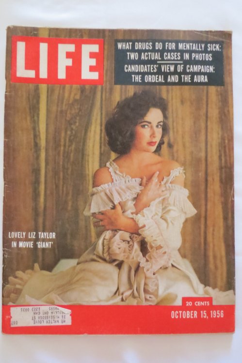 LIFE MAGAZINE, OCTOBER 15, 1956 (ELIZABETH TAYLOR COVER)