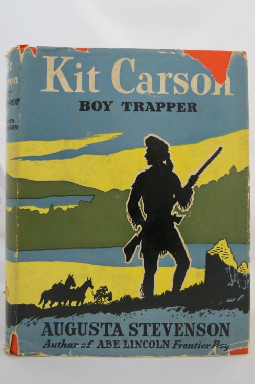 KIT CARSON, BOY TRAPPER (DJ protected by a brand new, clear, acid-free mylar cover)