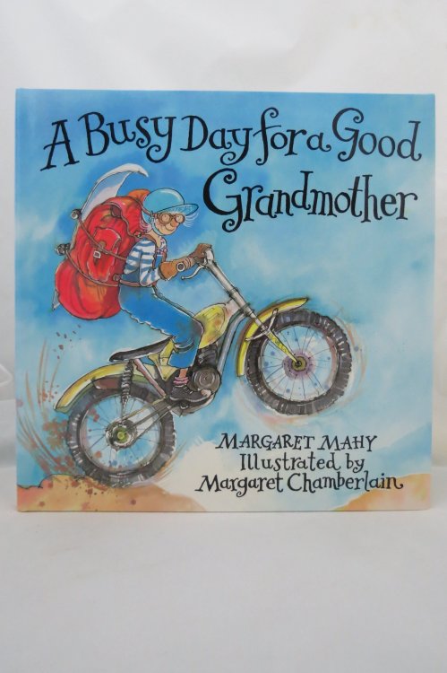 BUSY DAY FOR A GOOD GRANDMOTHER (DJ is protected by a clear, acid-free mylar cover)