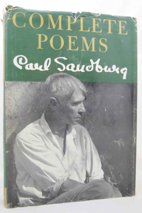 COMPLETE POEMS, CARL SANDBURG (DJ is protected by a clear, acid-free mylar cover)