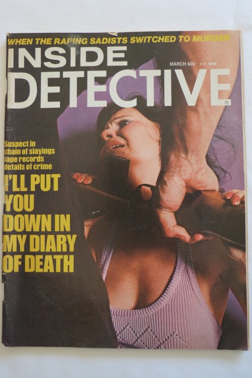 INSIDE DETECTIVE MAGAZINE, MARCH 1974