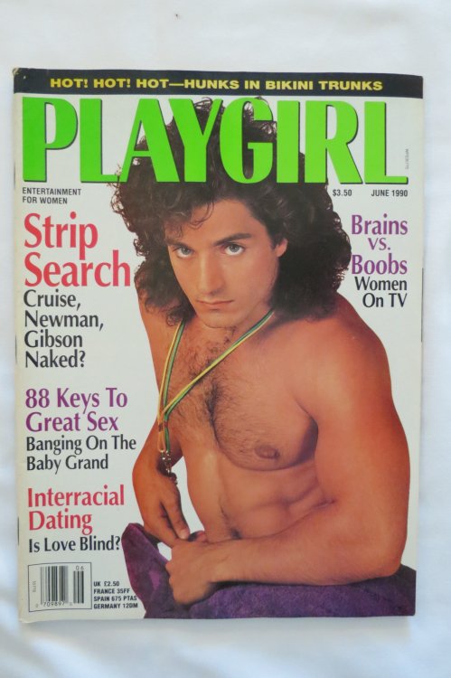PLAYGIRL MAGAZINE JUNE 1990 Strip Search--Cruise, Newman; Peter Barton: He's YOUNG and but Not RESTLESS and He's Good-Looking Doctor from the Young and the Restless and in Excellent Shape