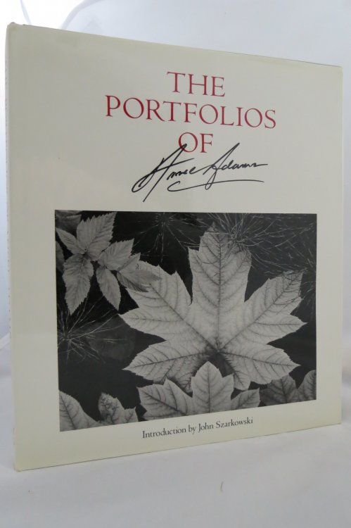 THE PORTFOLIOS OF ANSEL ADAMS (DJ is protected by a clear, acid-free mylar cover) (Signed by Author)